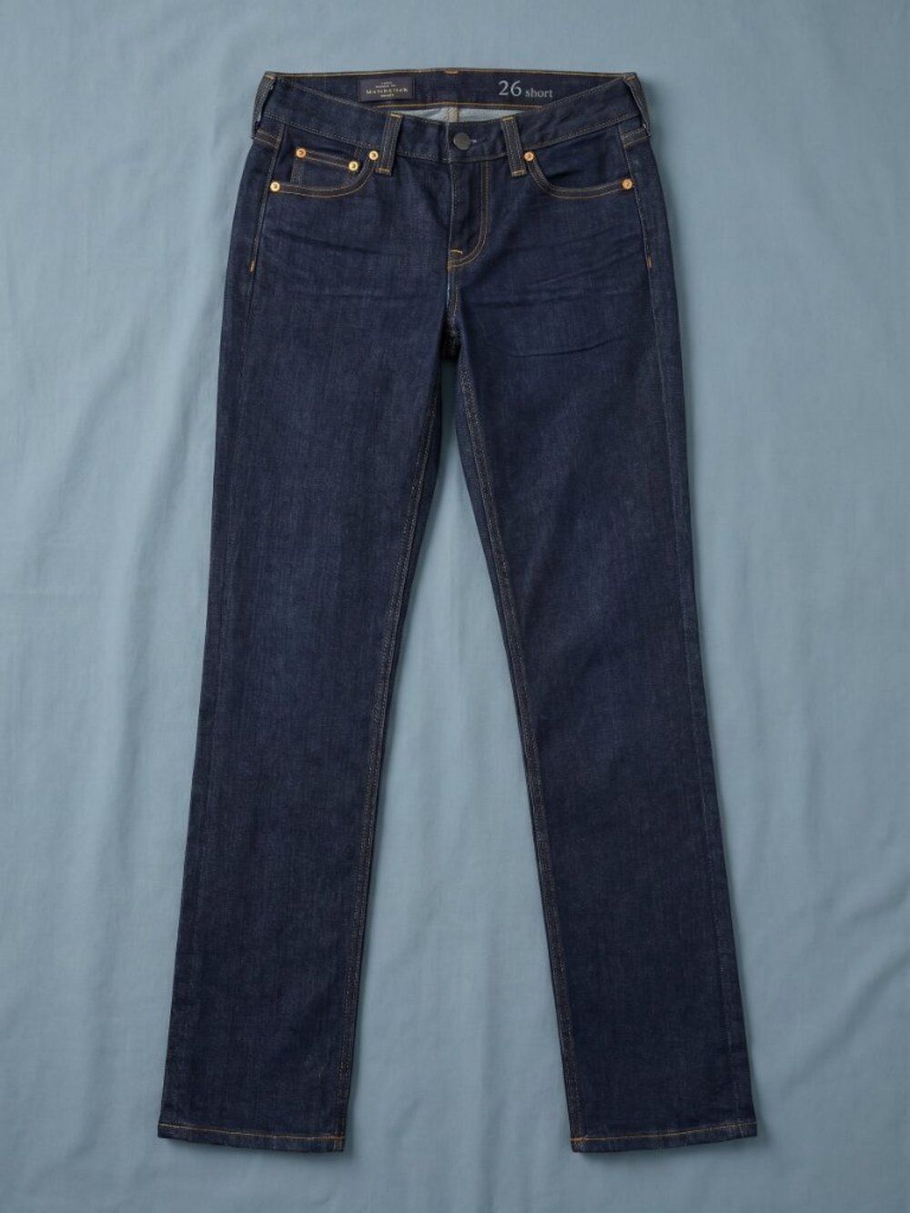 J.Crew Matchstick Dark Indigo Straight Leg Jeans Size 26 Short